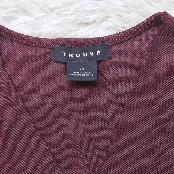 Trouve plum purple shift dress size XS - Picture 2 of 9